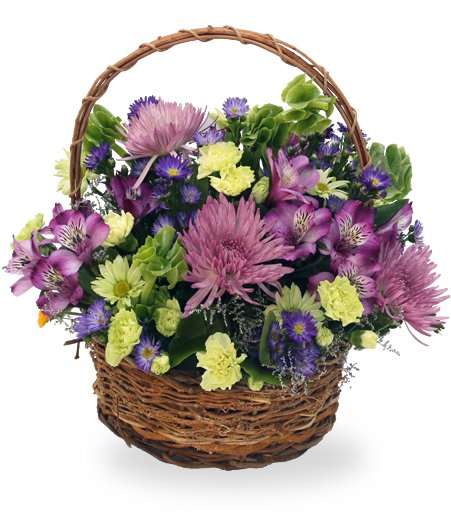 The Pastel Flower Basket
