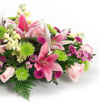Mira flowers  -  Pink Flower Funeral Pillow Flower Bouquet/Arrangement