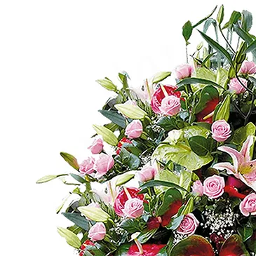 San Andros flowers  -  Almond Elegance and Apple AirPods Set Flower Bouquet/Arrangement
