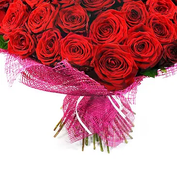 Italy flowers  -  100 Red Roses Big Bunch Flower Bouquet/Arrangement