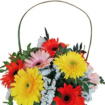 Portugal flowers  -  Spring Basket Flower Bouquet/Arrangement