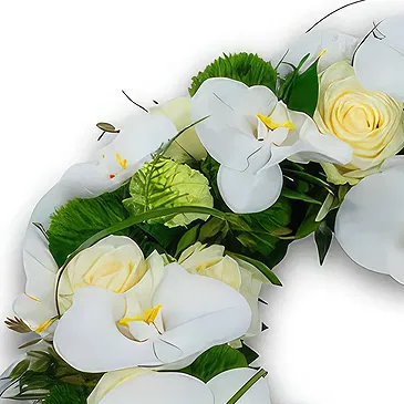 Haag blomster- Orkidé minne Blomsterarrangementer bukett