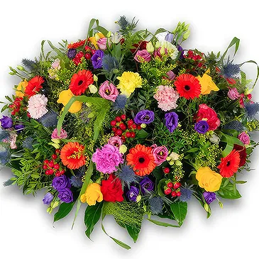Holandia kwiaty- Rainbow Tribute Bukiet ikiebana