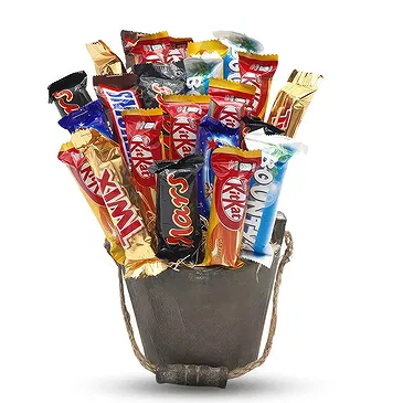 Hatem flowers  -  Mini Chocolate Arrangement Flower Bouquet/Arrangement