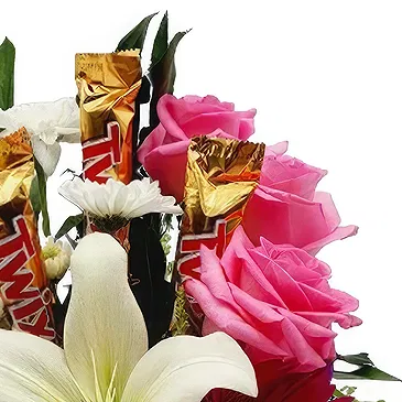 Hatem flowers  -  Soft Combo Flower Bouquet/Arrangement
