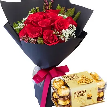 Hatem flowers  -  Choice N Delight Flower Bouquet/Arrangement