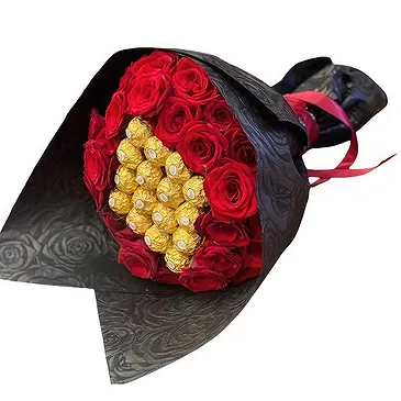 Hatem flowers  -  Luxurious Touch  Flower Bouquet/Arrangement