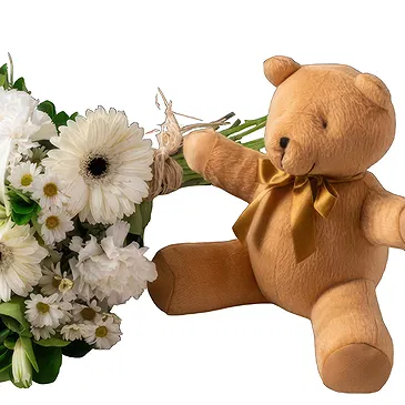Chile flowers  -  White Elegance Flower Bouquet/Arrangement