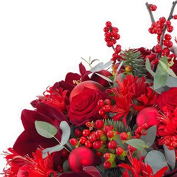 Oman flowers  -  Christmas arrangement of red flowers Flower Bouquet/Arrangement