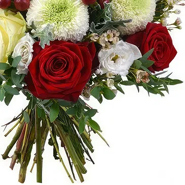 Oman flowers  -  Christmas bouquet of red and white flowers Flower Bouquet/Arrangement