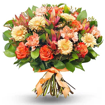 Oman flowers  -  Bouquet of orange flowers Flower Bouquet/Arrangement