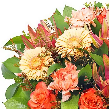 Oman flowers  -  Bouquet of orange flowers Flower Bouquet/Arrangement