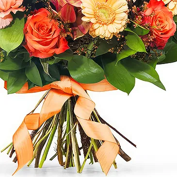 Oman flowers  -  Bouquet of orange flowers Flower Bouquet/Arrangement