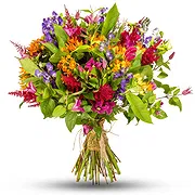 Santa Lucija Fiorista online - Mazzo di fiori luminosi Mazzo