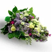 Anse-la-Raye Online blomsterbutikk - Begravelsesbukett med blandede sesongblomster Bukett