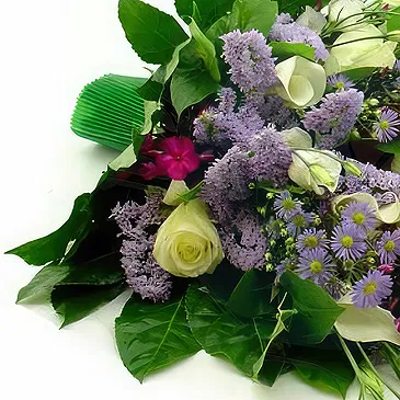 El Tarter blomster- Begravelsesbukett med blandede sesongblomster Blomsterarrangementer bukett