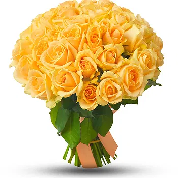 United Kingdom flowers  -  Bouquet of 50 yellow roses Flower Delivery