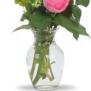 Zaldu flowers  -  3 Pink Roses Flower Bouquet/Arrangement