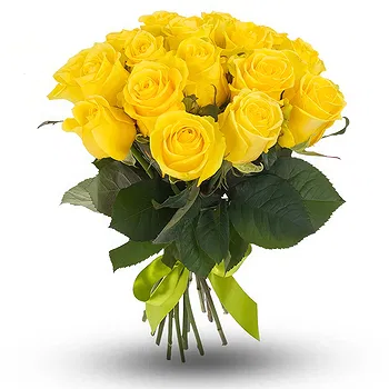 United Kingdom flowers  -  Bouquet of yellow roses Flower Delivery