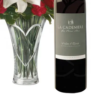 Nabij Vetter Blumen Florist- Weißer und roter Strauß mit Rotwein Bouquet/Blumenschmuck