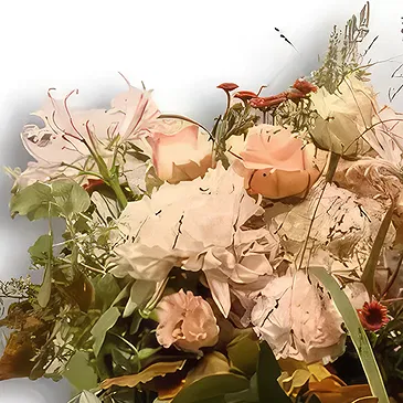 Bazel cveжe- Late Summer Romance Cvet buket/aranžman