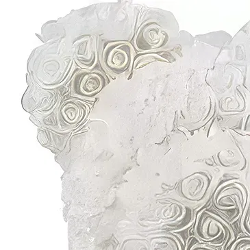 Trinidad Blumen Florist- Luxus weiße Rose Teddy Bouquet/Blumenschmuck