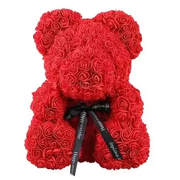 Mayo Blumen Florist- Luxus rote Rose Teddy Bouquet/Blumenschmuck