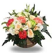 Zande Online Florist - Blommig låda Bukett