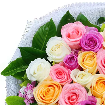 China flowers  -  Luxurious Multicolor Roses Bouquet Flower Bouquet/Arrangement