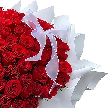 China flowers  -  Luxurious Bouquet of Red Roses Flower Bouquet/Arrangement