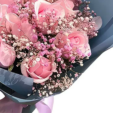 China flowers  -  Pink delight Flower Bouquet/Arrangement