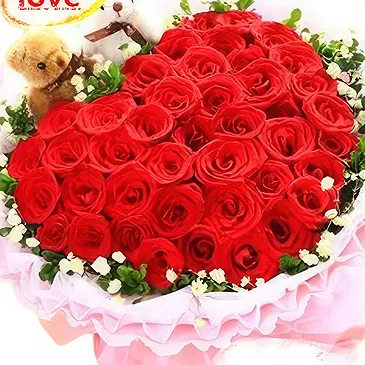 Liyang Shi blomster- Valentins roser Blomst buket/Arrangement