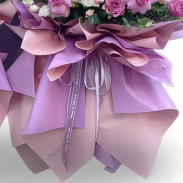 China flowers  -  Luxurious Mixed Flower Standing Basket Flower Bouquet/Arrangement