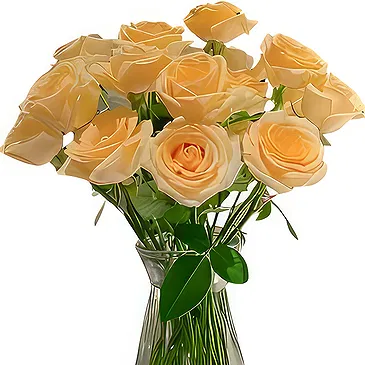 China flowers  -  Romantic Champagne Rose Bouquet Flower Bouquet/Arrangement