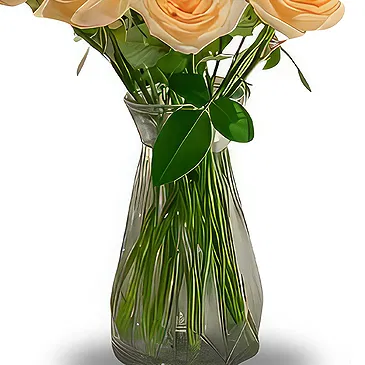 China flowers  -  Romantic Champagne Rose Bouquet Flower Bouquet/Arrangement