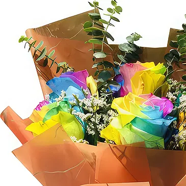 Subic flowers  -  Exotic Rainbow Flower Bouquet/Arrangement