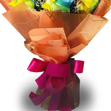 Subic flowers  -  Exotic Rainbow Flower Bouquet/Arrangement