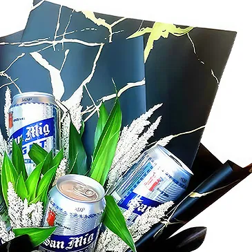 Asipulo flowers  -  San Mig Light Layered Gift Bouquet Flower Bouquet/Arrangement