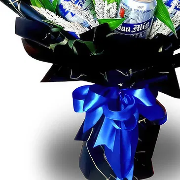 Asipulo flowers  -  San Mig Light Layered Gift Bouquet Flower Bouquet/Arrangement