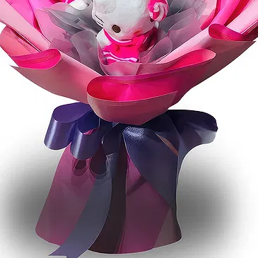 Asipulo flowers  -  Adorable Mini Hello Kitty Layer Bouquet  Flower Bouquet/Arrangement