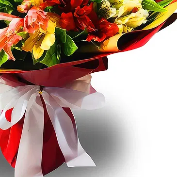 Subic flowers  -  Peruvian Lilies Flower Bouquet/Arrangement