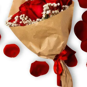 Braga flowers  -  Elegant Rose & Gypsophila Bouquet Flower Bouquet/Arrangement