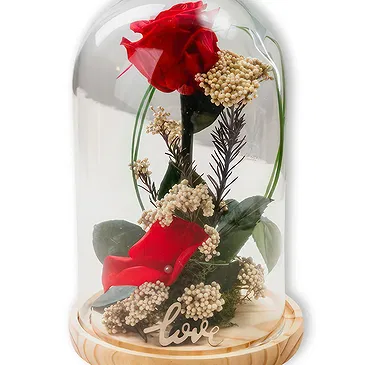 Braga flowers  -  Valentine’s Love Eternal Red Rose  Flower Bouquet/Arrangement