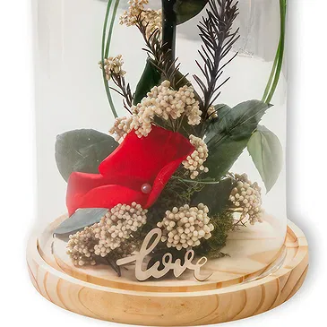 Braga flowers  -  Valentine’s Love Eternal Red Rose  Flower Bouquet/Arrangement