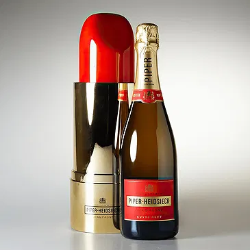 Bäch flowers  -  Piper-Heidsieck Cuvee Brut Champagne Lipstick Flower Bouquet/Arrangement