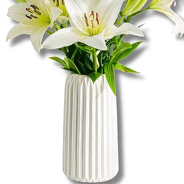 Playa La Arena bloemen bloemist- Een stralend begin: Witte Lelie Schoonheid Boeket/bloemstuk