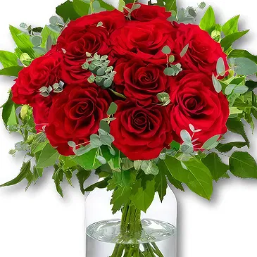 Amsterdam-Zuidoost flowers  -  Romantic Roses Flower Bouquet/Arrangement