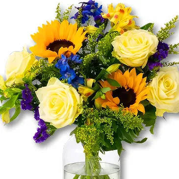 Amsterdam-Zuidoost flowers  -  Sunflower Bouquet Laura Flower Bouquet/Arrangement