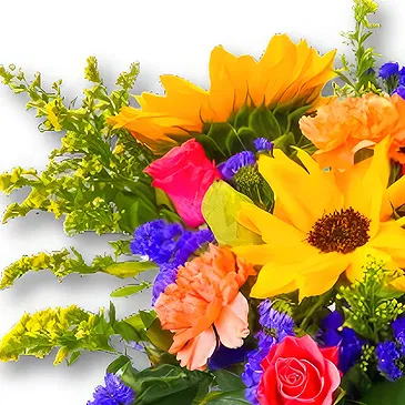 Maastricht Blumen Florist- Sonnenblumenstrauß Thirza Bouquet/Blumenschmuck