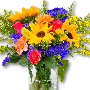 Maastricht Blumen Florist- Sonnenblumenstrauß Thirza Bouquet/Blumenschmuck